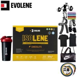 Evolene - ISOLENE susu whey protein isi 12 sachet dengan berbagai macam variasi rasa. Cocok banget untuk kamu yang ingin cutting / diet, bisa langsung diminum setelah nge-gym.