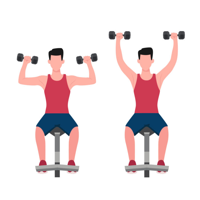 Seated Dumbbell Shoulder Press