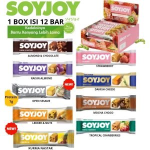 SOYJOY 1 BOX isi 12 Snack protein Bar Kedelai