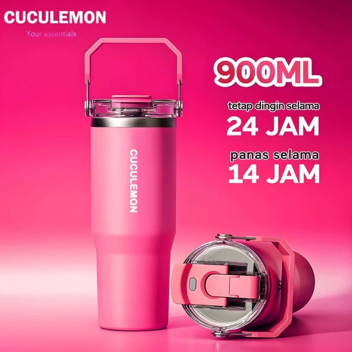 Cuculemon Tumbler Kapasitas Besar dengan Bahan Stainless Steel