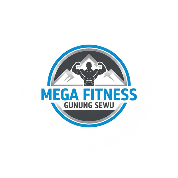 Logo Mega Fitness Gunung Sewu