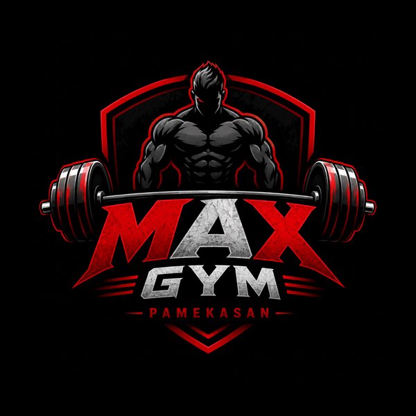 Logo Max Gym Pamekasan